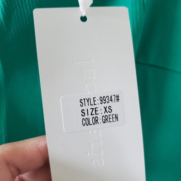 Lucy Paris off shoulder fit and flare dress NWT - Picture 7 of 9